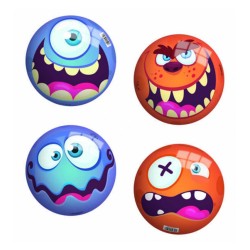 503224 PIŁKA GUMOWA JOHN POTWORKI 23CM PROEXMIP