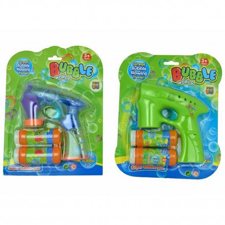 693242 PISTOLET NA BAŃKI MYDLANE 2 KOLORY PROEXIMP