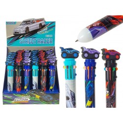 121056 DŁUGOPIS Z SAMOCHODZIKIEM WIELOKOLOROWY ADAR