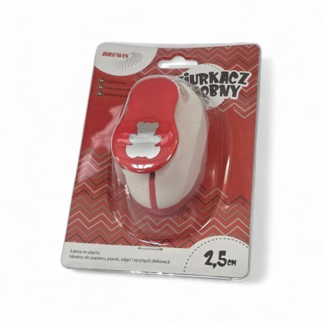 700143 DZIURKACZ OZDOBNY MIŚ 2,5 cm BREWIS