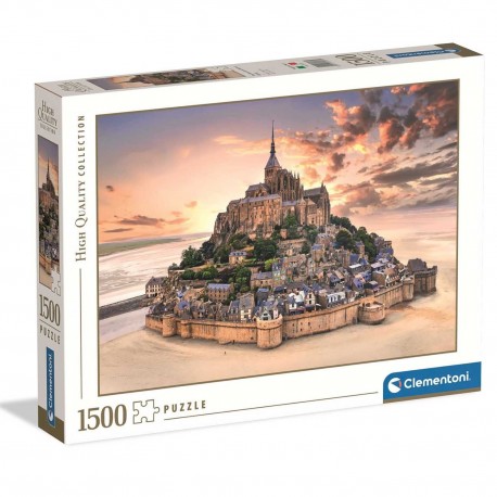 317271 CLEMENTONI PUZZLE 1500 el. THE MOUNT SAINT - MICHEL RISING
