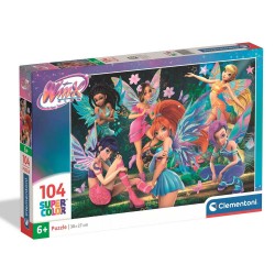 250851 CLEMENTONI PUZZLE 104EL WINX SUPER COLOR