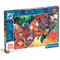 250752 CLEMENTONI PUZZLE 104EL SUPERMAN SUPER COLOR