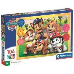 250134 CLEMENTONI PUZZLE 104EL PSI PATROL SUPER COLOR