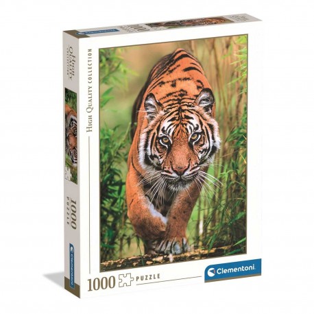 371013 CLEMENTONI PUZZLE 1000 EL TYGRYS THE HUNTERS PATH
