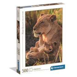 356157 CLEMENTONI PUZZLE 500 EL. HQ LWICA Z LWIĄTKIEM