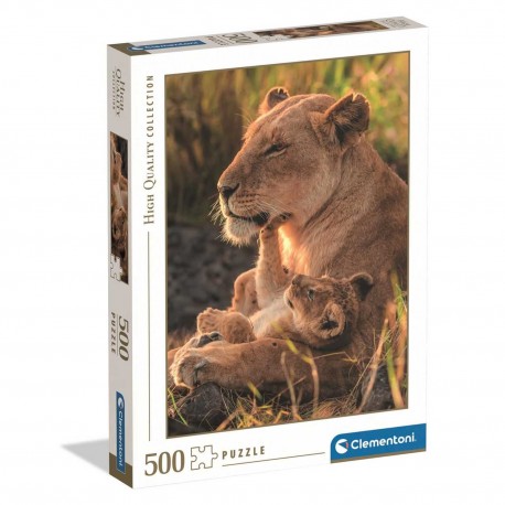 356157 CLEMENTONI PUZZLE 500 EL. HQ LWICA Z LWIĄTKIEM