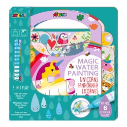 317782 MAGICZNY OBRAZ WODNY KOLOROWANKA WODNA JEDNOROŻCE MGD