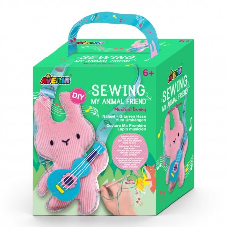 318154 PRZYJACIEL ZWIERZĄT DO USZYCIA MUSICAL BUNNY MGD