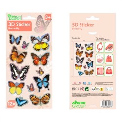 320843 NAKLEJKI 3D - MOTYLE MGD