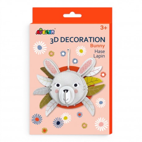 350628 DEKORACJE 3D KRÓLIK MGD