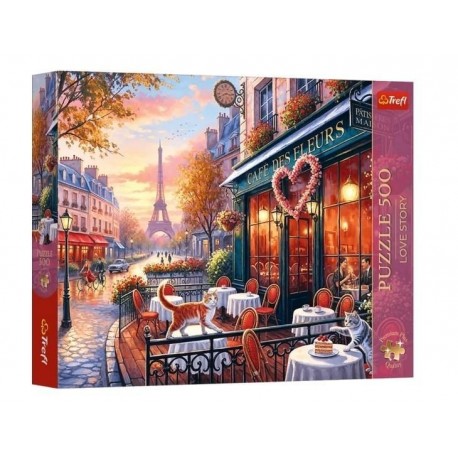 37621 TREFL PUZZLE 500 EL LOVE STORY PARYŻ