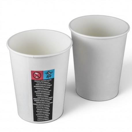058731 KUBEK KUBECZEK PAPIEROWY 250ML 50SZT. BIAŁY