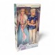 905218 LALKA + CHŁOPAK + PIESEK ZESTAW ZIMOWA PARA Z PIESKIEM F.H. TOYS