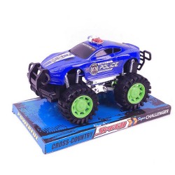 488687 POJAZD SAMOCHÓD POLICYJNY TERENOWY 2 KOLORY BIGTOYS