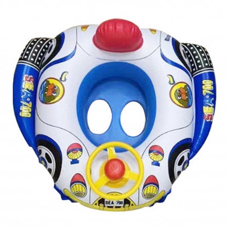 412859 PONTONIK DO PŁYWANIA Z UCHWYTEM OTWOREM NA NOGI I KIEROWNICĄ BIGTOYS