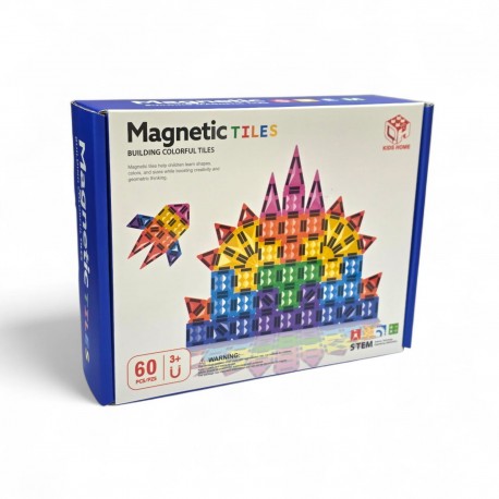 476256 KLOCKI MAGNETYCZNE KONSTRUKCYJNE 60 EL. PEGAZ