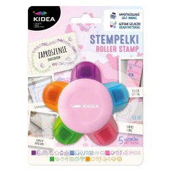 713194 KIDEA STEMPELKI KWIATKI 5 WZORÓW