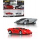 262649 HOT WHEELS PREMIUM KULTOWE AUTA LAMBORGHINI/LANCIA 2-PAK