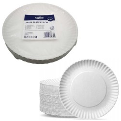 058304 CLARINA TALERZ PAPIEROWY 23 cm. 50 szt. 7&7