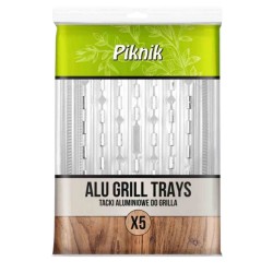 040187 TACKA ALUMINIOWA NA GRILLA 5 SZTUK PIKNIK 7&7