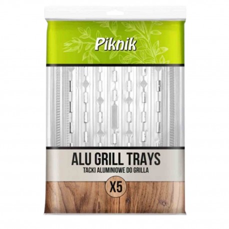 040187 TACKA ALUMINIOWA NA GRILLA 5 SZTUK PIKNIK 7&7