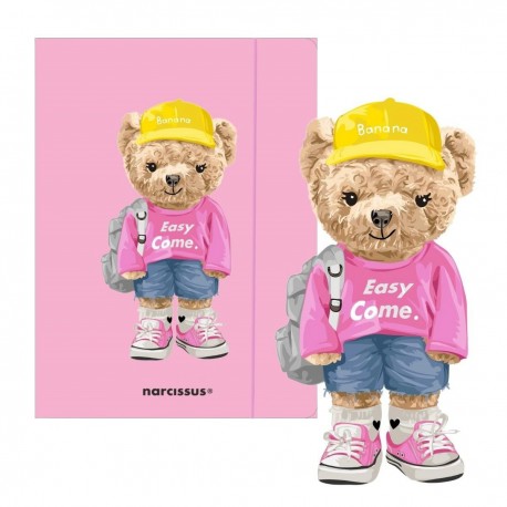 901944 Teczka A4 z gumką Teddies& Miś Urszula SZTUKA RODZINNA