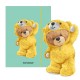 901951 Teczka A4 z gumką Teddies& Miś w dresiku SZTUKA RODZINNA