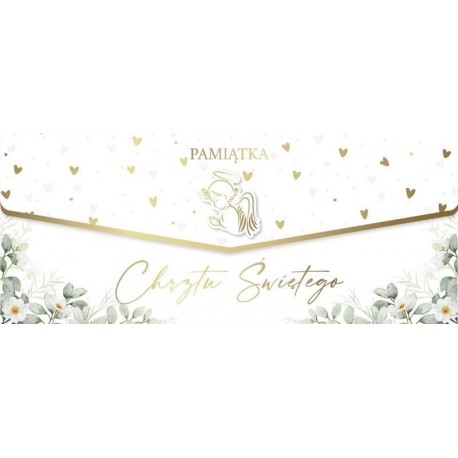 794685 KARNET PAMIĄTKA CHRZTU ŚWIĘTEGO ANIOŁ LUX ARMIN STYLE