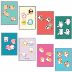 902972 Zeszyt PP KAWAII A6 40K kratka 60g NARCISSUS SZTUKA RODZINNA