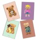 901081 Zeszyt PP TEDDIES A4 60K kratka 80g NARCISSUS SZTUKA RODZINNA