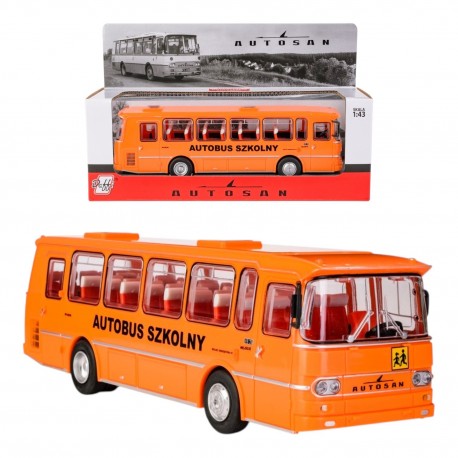 089204 AUTOBUS METALOWY AUTOSAN SZKOLNY POMARAŃCZOWY