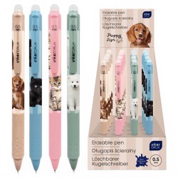 362421 DŁUGOPIS AUTOMATYCZNY ŚCIERALNY Z GRIPEM NIEBIESKI PUPPY SIGN INTERDRUK