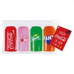 382924 ZAKREŚLACZE MINI 4 KOLORY COCA-COLA INTERDRUK