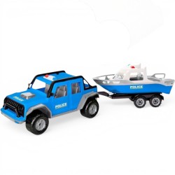 102911 SAMOCHÓD TERENOWY Z MOTORÓWKA POLICJA MKTOYS