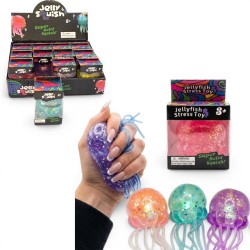 GNIOTEK ANTYSTRESOWY OŚMIORNICA MEDUZA JELLY SQUISHY 4 KOLORY