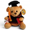 242257 DEEF MASKOTKA PLUSZOWY MIŚ ABSOLWENT PROFESOR 17 CM