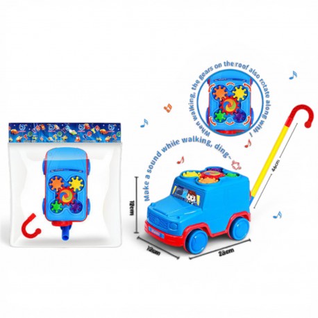 466067 PCHACZ JEŹDZIK Z RĄCZKĄ AUTO SAMOCHÓD BIGTOYS