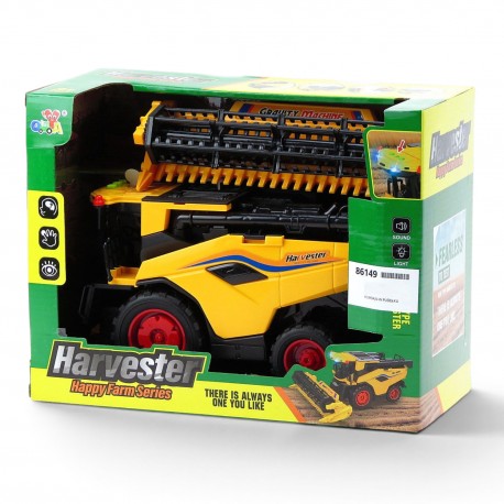 906703 KOMBAJN ŻÓŁTY W PUDEŁKU FHTOYS