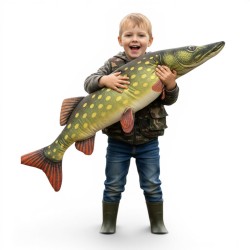RYBAPLU PLUSZAK PLUSZOWA RYBA WIELKA 130CM MIX WZORÓW