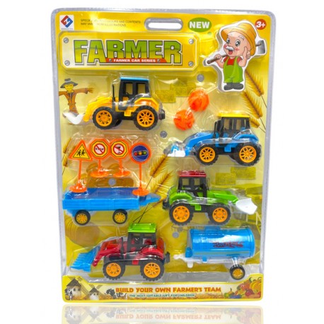 856668 ZESTAW FARMA TRAKTORY CABO TOYS
