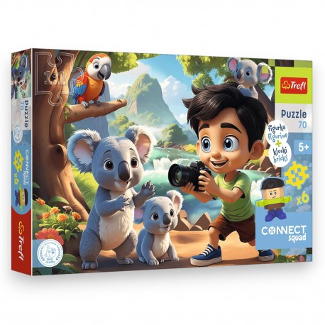 53022 TREFL PUZZLE CONNECT SQUAD 70 EL. CONNECT LUCK
