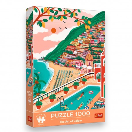 10895 TREFL PUZZLE PREMIUM PLUS QUALITY 1000 EL. THE ART OF COLOUR: POSITANO, WŁOCHY