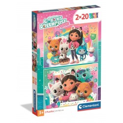 248322 CLEMENTONI PUZZLE 2X20 GABBY S 24832 CLM