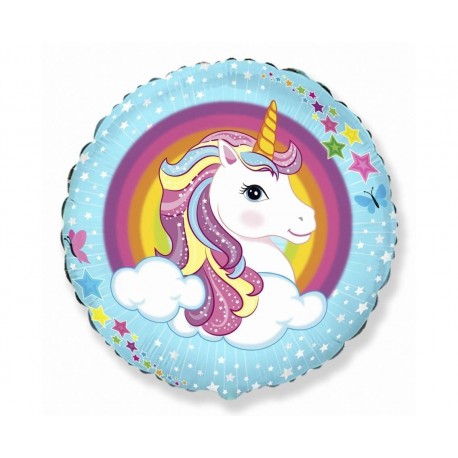 343144 BALON FOLIOWY JEDNOROŻEC 45CM GODAN