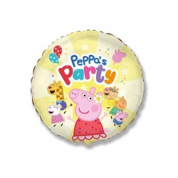 339277 BALON FOLIOWY PEPPA'S PARTY 45CM GODAN
