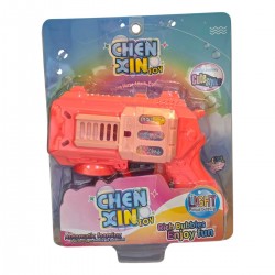 016603 PISTOLET NA BAŃKI MYDLANE NA BATERIE ZE ŚWIATŁEM FH TOYS
