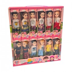905225 LALKA MINI W LETNICH UBRANKACH FH TOYS
