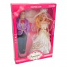 012797 LALKA PANNA MŁODA + PAN MŁODY ZESTAW ŚLUBNY FH TOYS
