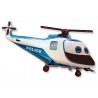 340990 BALON FOLIOWY 24" HELIKOPTER NIEBIESKI 60CM GODAN